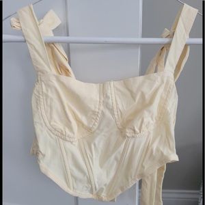 Cider Cropped Corset Top